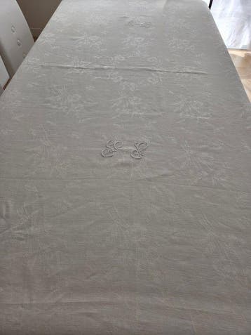 Tafelkleed - 229 cm - 161 cm - PB, Antiek en Kunst