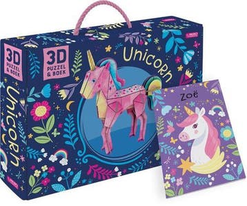 Boek: Boek + 3D-puzzel - Unicorn - (als nieuw), Boeken, Verzenden, Zo goed als nieuw