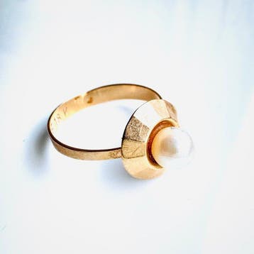 Zonder minimumprijs - Ring - 18 karaat Geel goud, Nieuw