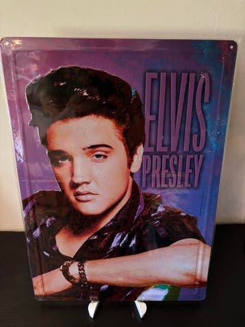 Elvis Presley wandplaat - Portret 2, Ophalen of Verzenden, Nieuw, Poster, Artwork of Schilderij
