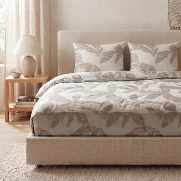 Lazy all-in-one dekbed met instopstrook - taupe - 2-persoons, Verzenden, Nieuw