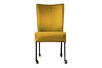 Eetkamerstoel Wiske - eetkamerstoelen - Goud, Nieuw, Stof