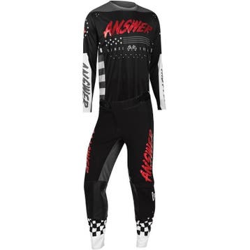 Motorcross kleding set Answer Elite  - Rood / Zwart, Motoren, Verzenden, Nieuw met kaartje, Motorcrosskleding, Answer Racing