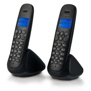 Profoon PDX-320 DECT telefoon - Verlicht Display - Zwart, Telecommunicatie, Verzenden, Zo goed als nieuw