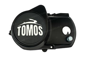 Tomos Afdekplaat met logo diverse kleuren kickstartdeksel..., Ophalen of Verzenden, Nieuw, A.J. Bromfiets Parts B.V.