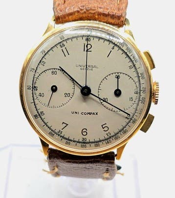 Universal Genève - 18 K Goldchronograph - Kaliber 285 - UNI, Nieuw