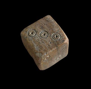 Oud-Romeins Been Dice - 2 cm (Zonder minimumprijs)
