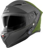 Bogotto H153 BT SPN Zwart Groen Bluetooth Helm, Integraalhelm, Nieuw met kaartje, Overige merken, Heren