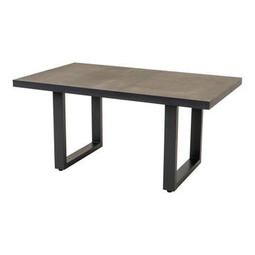Murcia negro uittrektafel 140x85 cm - antraciet, Ophalen of Verzenden, Nieuw