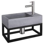 Fonteinset Differnz Force Beton en Handoekrek 40x22x9 cm, Ophalen of Verzenden, Nieuw, Overige typen