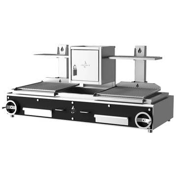 Houtskoolgrill | PARRILLA F | Oppervlak 1260x620 |, Verzenden, Nieuw in verpakking