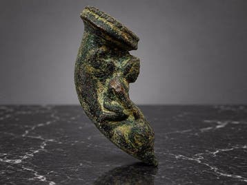 Oud-Romeins, Keizerrijk Brons Een handvat dat Eros afbeeldt, Verzamelen