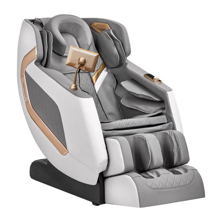 SAKURA Classic 306 Massagestoel Wit Grijs Diepe Ontspanning, Sport en Fitness, Massageproducten, Ophalen of Verzenden