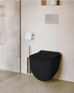 Artceram mat zwart toilet rimless, met soft-close zitting, Doe-het-zelf en Verbouw, Sanitair, Ophalen of Verzenden, Nieuw