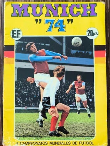 1974 Ediciones Este Munich 74 Sticker album - Good (GD), Verzamelen, Nieuw