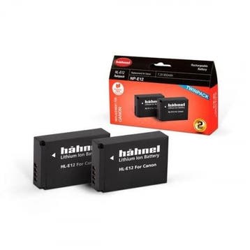 Hahnel HL-E12 Canon Type Twin Pack, Ophalen of Verzenden, Nieuw