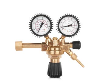 co2 Reduceertoestel - Reduceer Ventiel - Dubbele Manometer, Ophalen of Verzenden