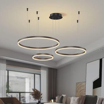 Moderne LED Plafondlamp Kroonluchter - Cirkelvormige Ring Ve, Verzenden, Nieuw