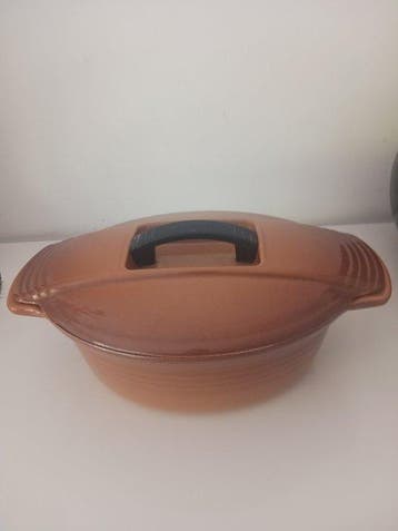 Le Creuset - Braadpan - Emaille, Metaal, Bron - Cocotte Le