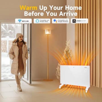 Convectorkachel - Elektrisch - Kachel - Heater - Verwarming, Verzenden, Zo goed als nieuw