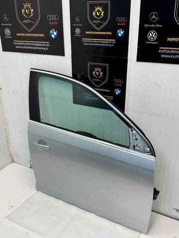 Portier 4-deurs rechts voor VW Golf 6/VI bj.2010 grijs LA7W, Auto-onderdelen, Gebruikt, Voor, Volkswagen, Deur