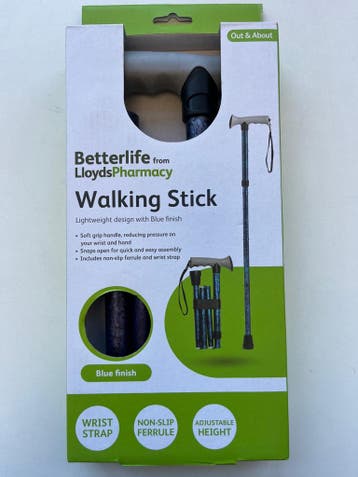 Betterlife - Opvouwbare - Verstelbare wandelstok - Loopstok, Verzenden, Nieuw