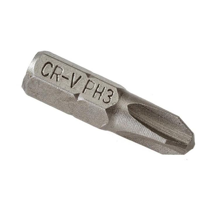 PH3 x 25 mm Phillips bits - 40 stuks in kunststof box -, Doe-het-zelf en Verbouw, Gereedschapskisten, Ophalen of Verzenden