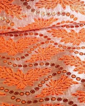 Jacquard Brokaat Goud/Oranje, Nieuw