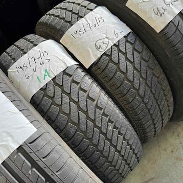 2 x Goodyear Vector 4 Seasons 195-70-13 4 Seizoenbanden 6mm, Gebruikt, 13 inch, Ophalen of Verzenden, All Season