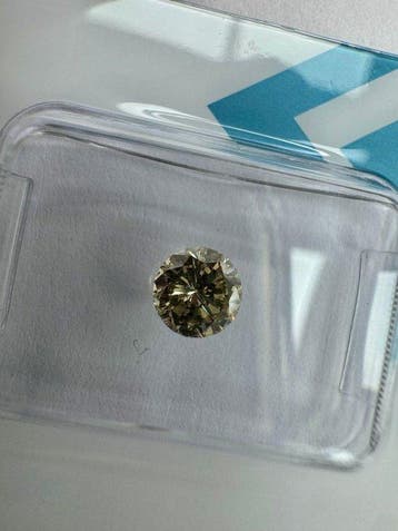 Zonder minimumprijs - 1 pcs Diamant (Natuurlijk gekleurd) -, Nieuw