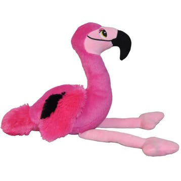Flamingo knuffel - pluche - 24 cm - dierenknuffel, Verzenden, Nieuw