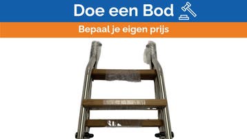 Bieden: Nautinox 2048/1 3-step stainless steel, Ophalen of Verzenden, Nieuw, Zeilboot of Motorboot