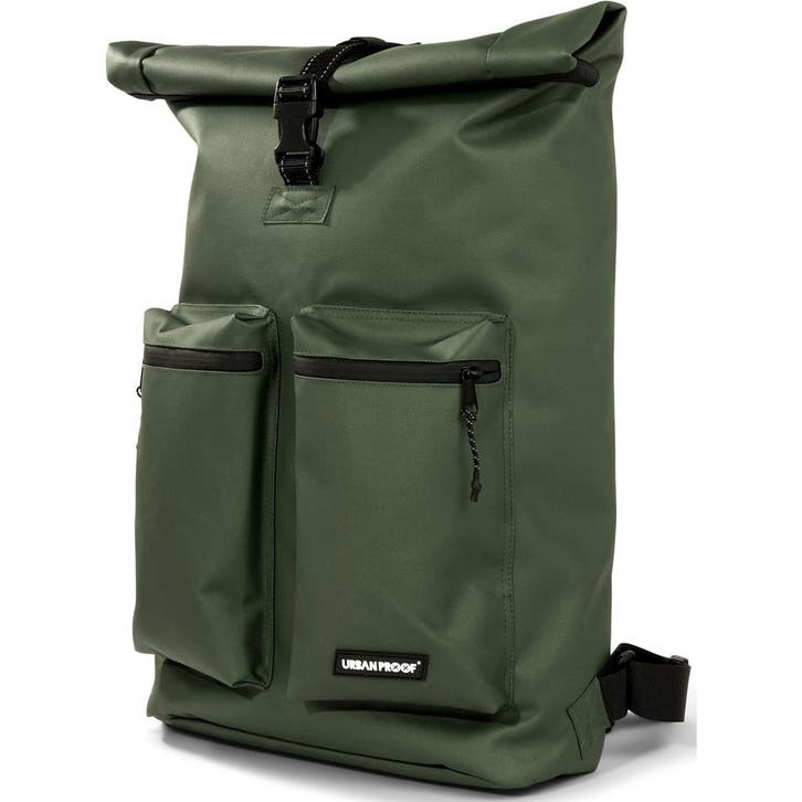 URBAN PROOF rolltop backpack 20L recycled groen, Fietsen en Brommers, Fietsaccessoires | Fietstassen, Nieuw, Verzenden
