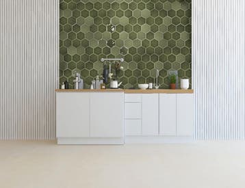Wandtegel Groen 10,8x12,4cm (Muurtegels, Afbouwmaterialen), Nieuw, Minder dan 20 cm, 10 m² of meer, Wandtegels
