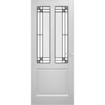 Weekamp binnendeur WK6552-A1 83x201,5 (Wit, Glas in lood), 80 tot 100 cm, Binnendeur, Nieuw, Ophalen of Verzenden