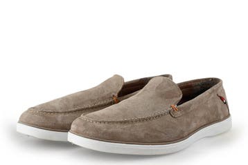 Memphis One Instappers in maat 42 Beige, Overige kleuren, Verzenden, Overige typen, Zo goed als nieuw