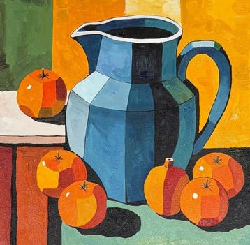 Enzo (XX) - la cruche et oranges