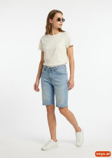 Rica Korte broeken Dames maat WW33 / L30 Lichtblauw Vintage, Kleding | Dames, Ophalen of Verzenden, Nieuw