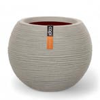 Capi Europe Vaas bol Rib NL 40x32cm Lichtgrijs Opening Ø24cm, Ophalen of Verzenden, Nieuw