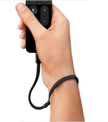 Remote Loop voor Apple TV Siri Remote - MLFQ2ZM/A - Zwart, Verzenden, Zo goed als nieuw