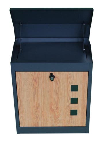 Brievenbus Pakketten 43x24x52 | Antraciet | Laatste Stuks!, Tuin en Terras, Staal, Staande brievenbus, Nieuw, Ophalen of Verzenden