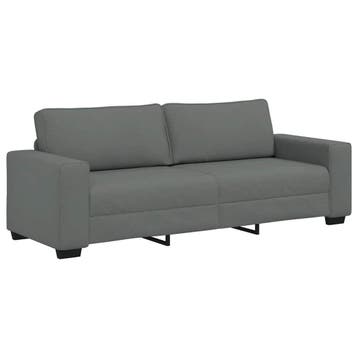 3-zitsbank 180cm Donkergrijs | Retourdeal 35% Korting, Huis en Inrichting, Minder dan 75 cm, 150 tot 200 cm, Driepersoons, Ophalen of Verzenden
