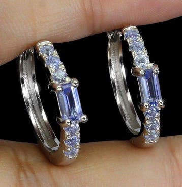 Zonder minimumprijs - Oorbellen Zilver, Witgoud verguld, Sieraden, Tassen en Uiterlijk, Oorbellen, Nieuw