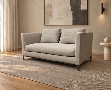 NIEUW Minotti Andersen Loveseat + GARANTIE | NP €11.500, 100 tot 125 cm, 150 tot 200 cm, Design Bank Bankstel Zetel 2-Zits Minotti