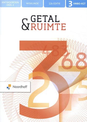 3 vmbo-kgt / Getal & Ruimte / Anwtoorden deel 2, Boeken, Verzenden, Zo goed als nieuw