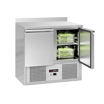 GGM Gastro | Koelwerkbank ECO - 900x700mm - 240 liter - met, Verzenden, Nieuw in verpakking, RVS Meubilair