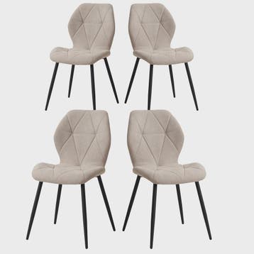 Set van 2, 4 of 6 Moderne Eetkamerstoelen - Comfortabel Gest, Verzenden, Nieuw