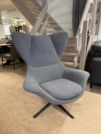 MOOIE ROYALE FAUTEUIL IN STOF GRIJS, Nieuw, 75 tot 100 cm, Stof, 75 tot 100 cm