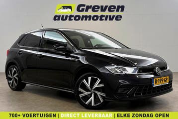 Volkswagen Polo 1.0 TSI R-Line | Virtual | Cruise | Carplay, Automaat, Euro 6, Adaptieve lichten, Zwart