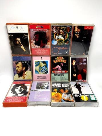 Joe Cocker - Collection of 12 x tapes - Diverse titels -, Nieuw in verpakking